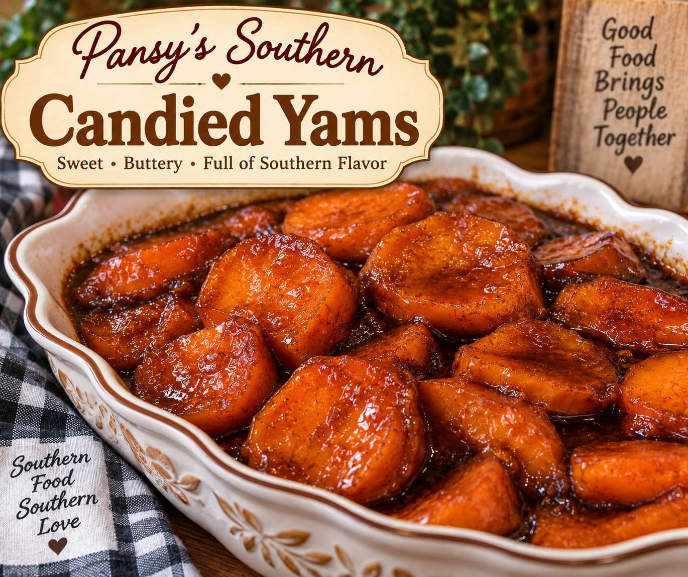 Pansy’s Southern Candied Yams