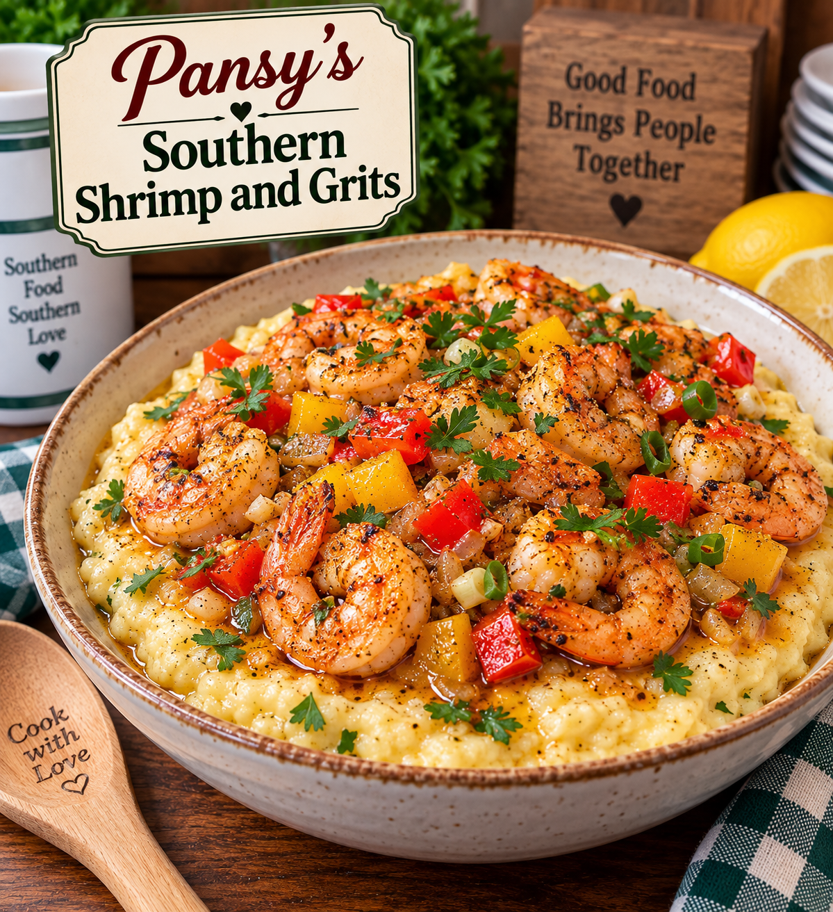 Pansy’s Southern Shrimp and Grits