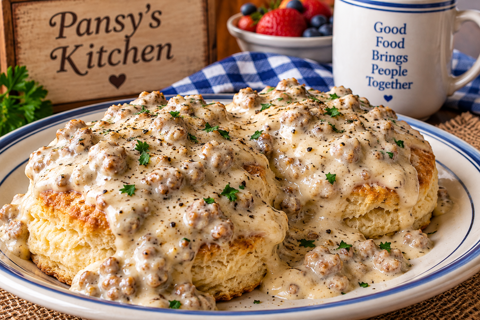 Pansy’s Southern Sausage Gravy