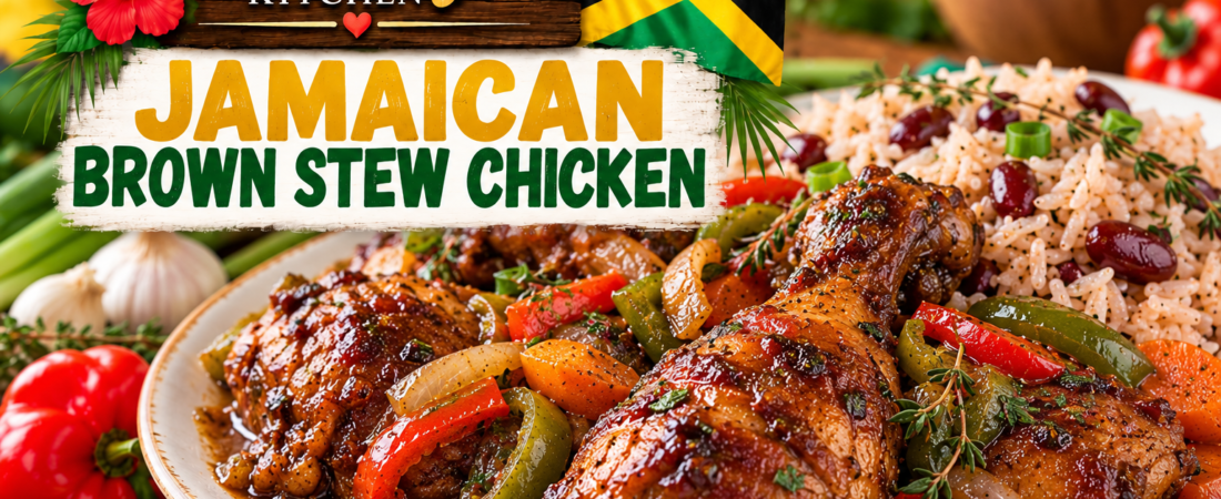 Pansy’s Jamaican Brown Stew Chicken