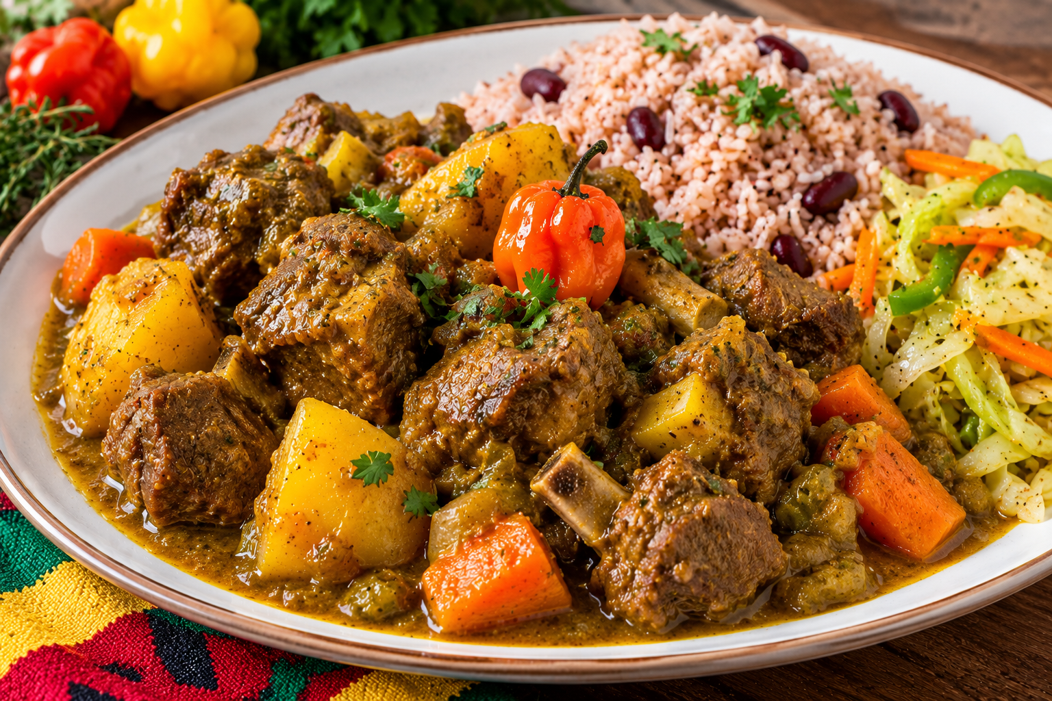 Pansy’s Jamaican Curry Goat