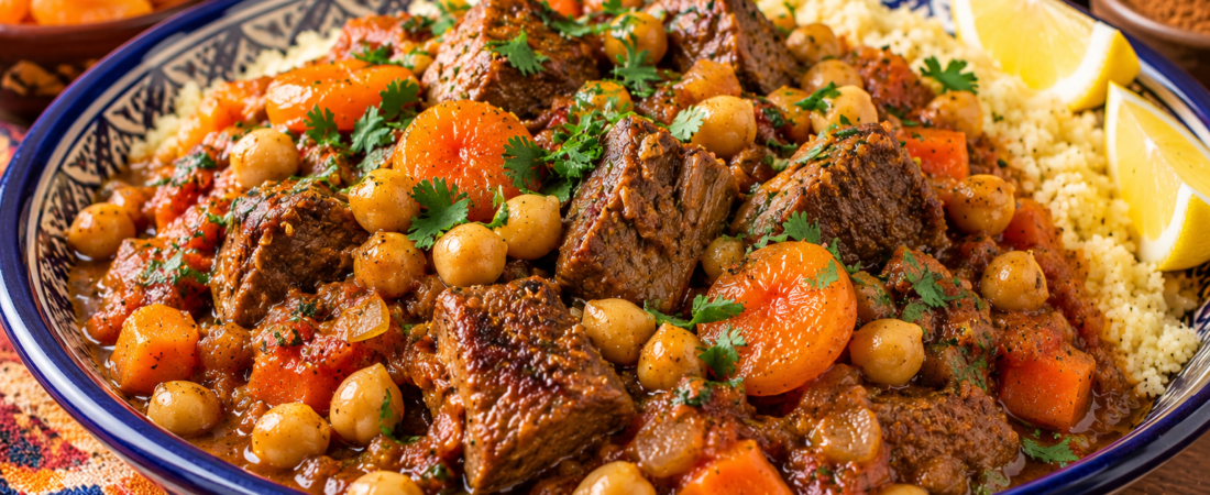 Pansy’s Moroccan Lamb Stew with Chickpeas & Apricots