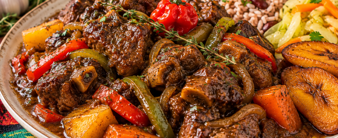 Pansy’s Caribbean Brown Stew Goat